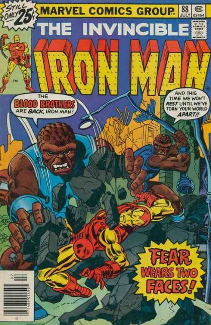 Iron Man, Vol. 1 Fear Wears Two Faces! |  Issue#88A | Year:1976 | Series: Iron Man | Pub: Marvel Comics
