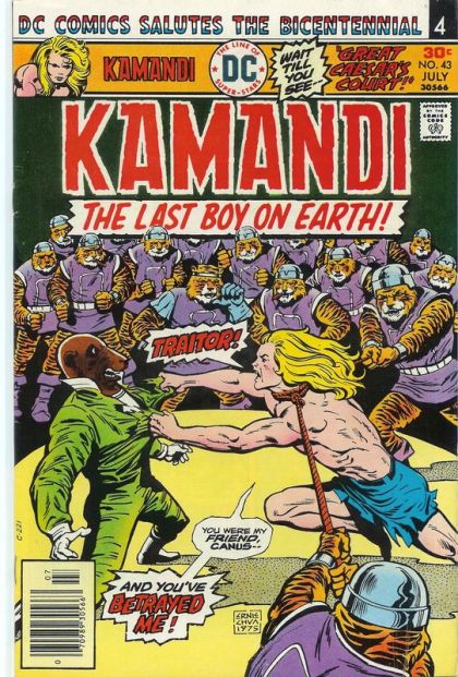 Kamandi: The Last Boy on Earth! A Connecticut Mutant In Great Caesar's Court / Tales Of The Great Disaster: Homecoming |  Issue#43 | Year: | Series: Jack Kirby |