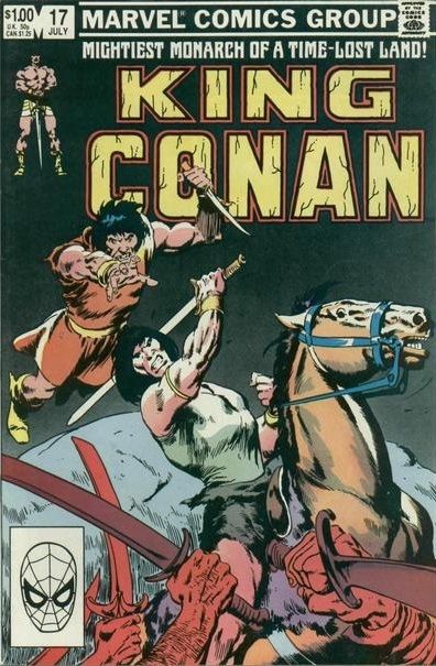 King Conan / Conan the King A Tyrant In Amber |  Issue#17A | Year:1983 | Series: Conan | Pub: Marvel Comics