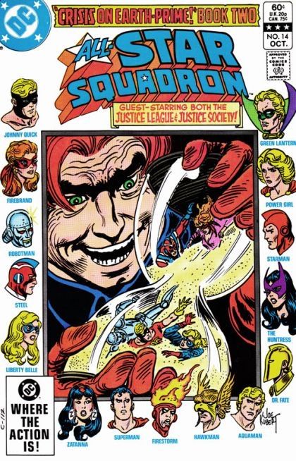 All-Star Squadron Crisis On Earth-Prime - The "Mystery Men" of October |  Issue#14A | Year:1982 | Series:  | Direct Edition