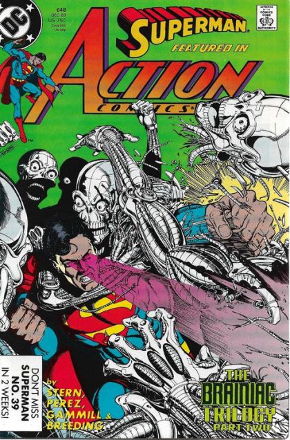 Action Comics, Vol. 1 The Brainiac Trilogy, Body and Mind |  Issue#648A | Year:1989 | Series:  |