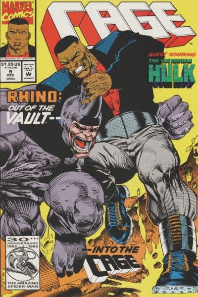 Cage, Vol. 1 Good Cop, Bad Cop |  Issue#9A | Year:1992 | Series: Power Man | Pub: Marvel Comics