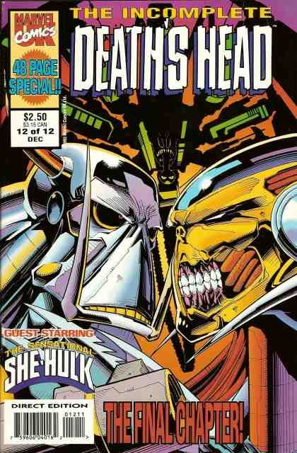 The Incomplete Death's Head Party Animals |  Issue#12 | Year:1993 | Series:  |