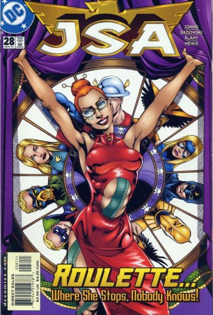 JSA Let the Games Begin, Part 1: Face-Off |  Issue#28 | Year:2001 | Series: JSA | Pub: DC Comics