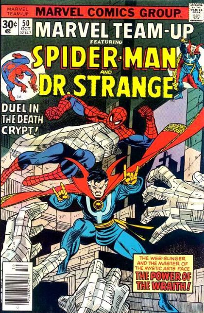 Marvel Team-Up, Vol. 1 Spider-Man and Dr. Strange: The Mystery of the Wraith! |  Issue#50B | Year:1976 | Series: Marvel Team-Up | Pub: Marvel Comics