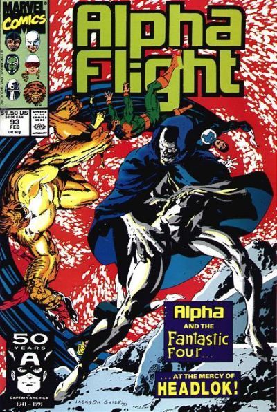 Alpha Flight, Vol. 1 Playgrounds of the Mind |  Issue#93A | Year:1991 | Series: Alpha Flight | Pub: Marvel Comics |