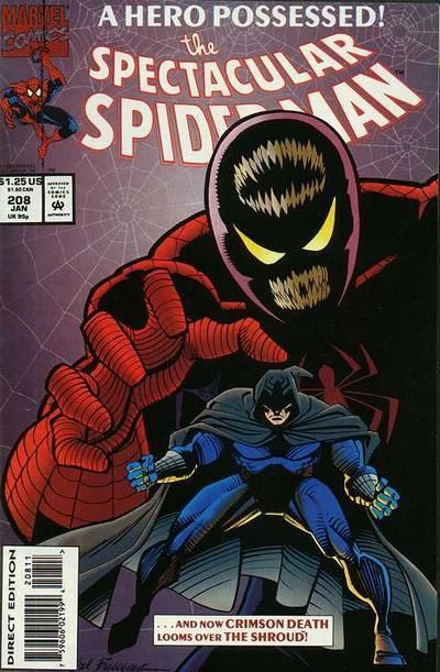 The Spectacular Spider-Man, Vol. 1 Fear Eats The Soul |  Issue#208A | Year:1993 | Series: Spider-Man | Pub: Marvel Comics |