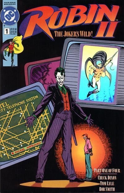 Robin II: The Joker's Wild The Funniest Thing Happened... |  Issue#1E | Year:1991 | Series: Robin | Pub: DC Comics | Dick Giordano Cover