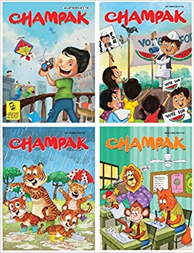 (English) Set of 5 Champak Magazines in English [Paperback] Champak English