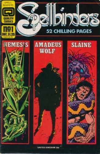 Spellbinders, Vol. 1  |  Issue#1 | Year:1986 | Series:  | Pub: Quality Comics