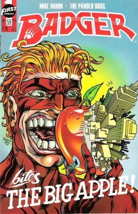 Badger, Vol. 1  |  Issue#59 | Year:1990 | Series:  | Pub: First Comics