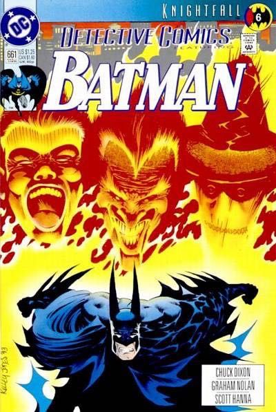 Detective Comics, Vol. 1 Knightfall - Part 6: City on Fire |  Issue#661A | Year:1993 | Series: Detective Comics | Pub: DC Comics | Direct Edition