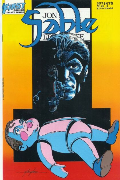 Jon Sable, Freelance The Fan, pt 1 |  Issue#40 | Year:1986 | Series: Jon Sable | Pub: First Comics