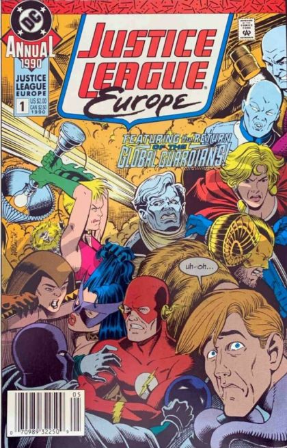 Justice League: Europe - Annual Bialya Blues |  Issue#1B | Year:1990 | Series: JLA | Pub: DC Comics