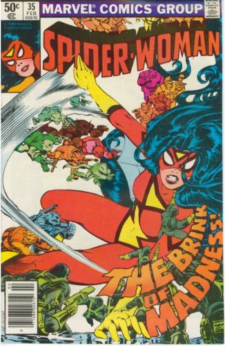 Spider-Woman  |  Issue#35B | Year:1981 | Series: Spider-Woman | Pub: Marvel Comics | Newsstand Edition