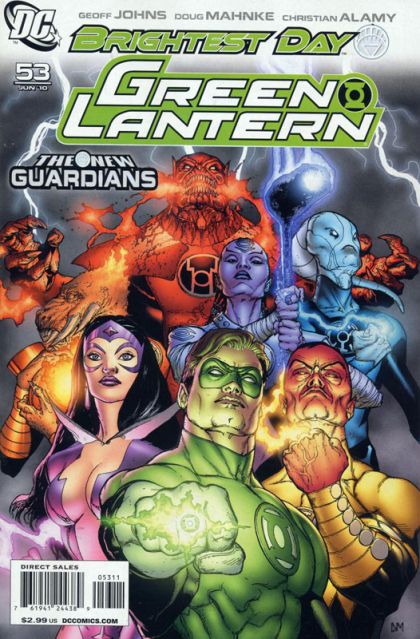 Green Lantern, Vol. 4 Brightest Day - The New Guardians, Chapter One |  Issue#53A | Year:2010 | Series: Green Lantern | Pub: DC Comics
