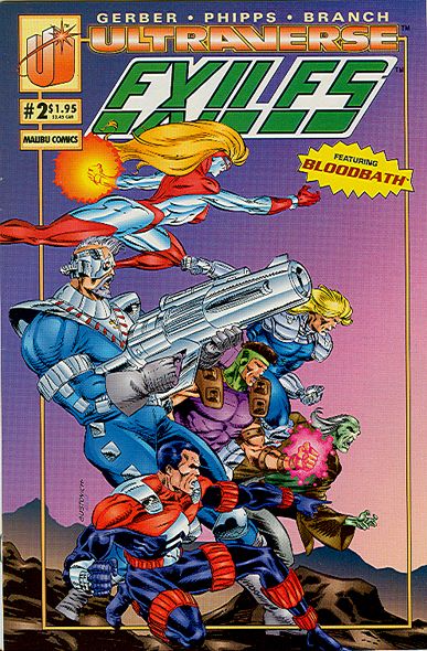 Exiles (Malibu Comics) Fugitives |  Issue#2 | Year:1993 | Series: Exiles | Pub: Malibu Comics