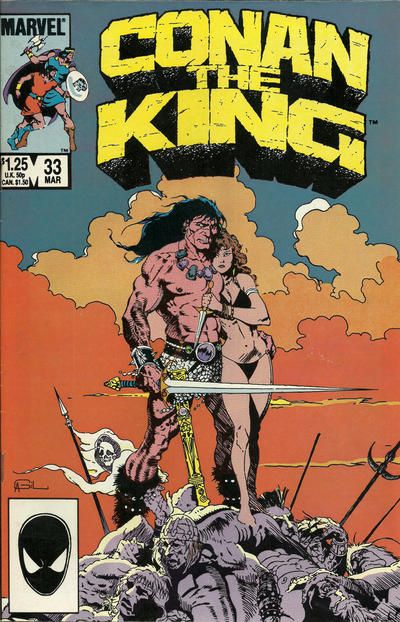 King Conan / Conan the King Day Of Wrath |  Issue#33A | Year:1986 | Series: Conan | Pub: Marvel Comics