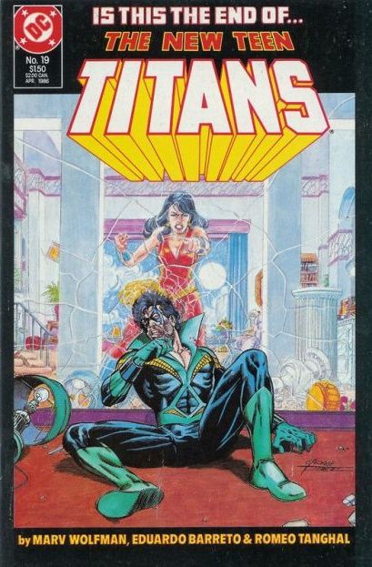 The New Teen Titans, Vol. 2 Breaking Up Is Hard To Do |  Issue#19 | Year:1986 | Series: Teen Titans | Pub: DC Comics