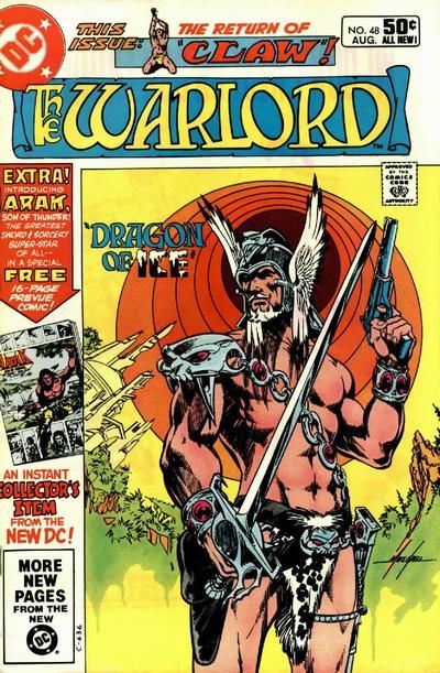 Warlord, Vol. 1 Dragon Of Ice; The Curse of the Claw |  Issue#48A | Year:1981 | Series: Warlord | Pub: DC Comics