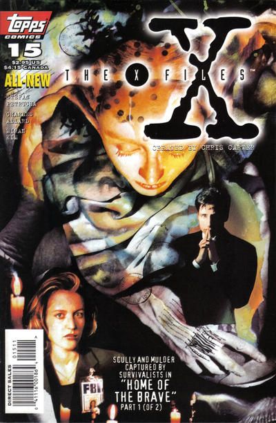 X-Files Home of the Brave, Part 1: The New World |  Issue#15 | Year:1996 | Series: X-Files | Pub: Topps Comics