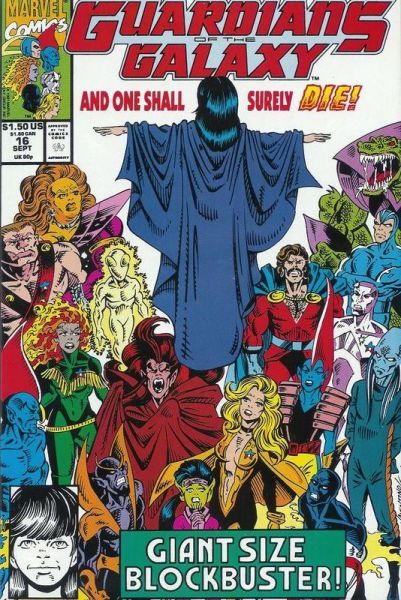 Guardians of the Galaxy, Vol. 1 Should One Of Us Fall |  Issue#16A | Year:1991 | Series: Guardians of the Galaxy |