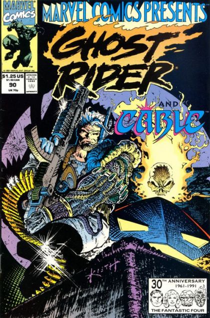Marvel Comics Presents, Vol. 1 Blood Hungry, Wolverine / Beast / Ghost Rider & Cable / Nightmare |  Issue#90A | Year:1991 | Series:  | Pub: Marvel Comics