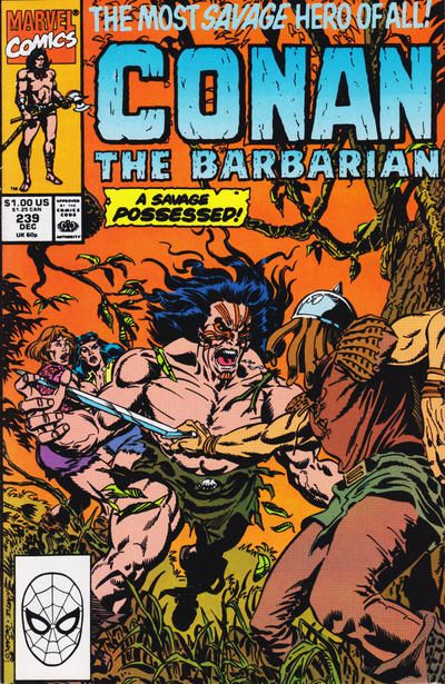 Conan the Barbarian, Vol. 1 Dancing with the Devil |  Issue#239A | Year:1990 | Series: Conan | Pub: Marvel Comics |