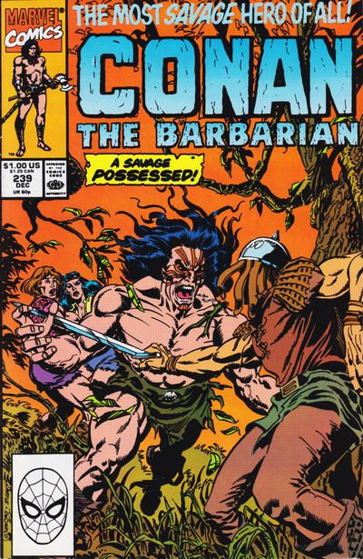 Conan the Barbarian, Vol. 1 Dancing with the Devil |  Issue#239A | Year:1990 | Series: Conan | Pub: Marvel Comics