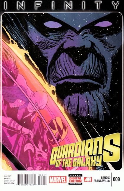 Guardians of the Galaxy, Vol. 3 Infinity  |  Issue#9A | Year:2013 | Series: Guardians of the Galaxy | Pub: Marvel Comics | Regular Francesco Francavilla Cover