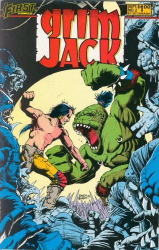 Grimjack Blood Sport / Munden's Bar: Jeffy |  Issue#2 | Year:1984 | Series: Grimjack | Pub: First Comics |