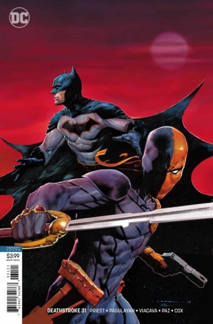 Deathstroke, Vol. 4 Deathstroke Versus Batman, Part 2: The Falling Stars |  Issue#31B | Year:2018 | Series: Deathstroke | Pub: DC Comics