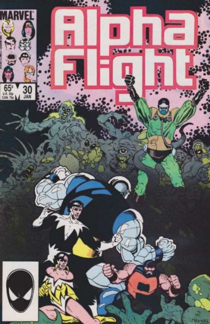 Alpha Flight, Vol. 1 Enter... Scramble! |  Issue#30A | Year:1986 | Series: Alpha Flight |