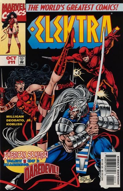 Elektra, Vol. 1 American Samurai Part 1 |  Issue#11 | Year:1997 | Series: Elektra | Pub: Marvel Comics