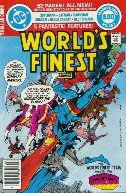 World's Finest Comics When Strike The Gravity-Masters / With This Gun...I Thee Slay / Future Shock / The Insect Invasion of Midway City / Assault on the Rock of Eternity |  Issue