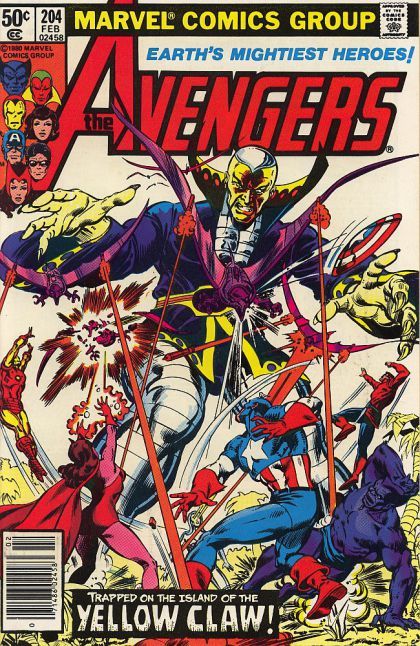 The Avengers  |  Issue#204B | Year:1981 | Series: Avengers | Pub: Marvel Comics | Newsstand Edition