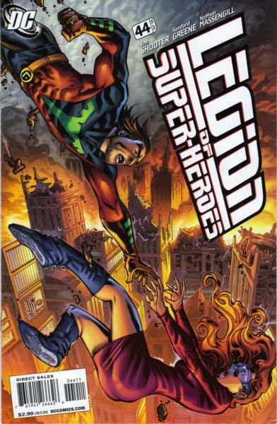 Legion of Super-Heroes, Vol. 5 Enemy Rising, Part 5: Operation Calculus |  Issue#44A | Year:2008 | Series: Legion of Super-Heroes | Pub: DC Comics