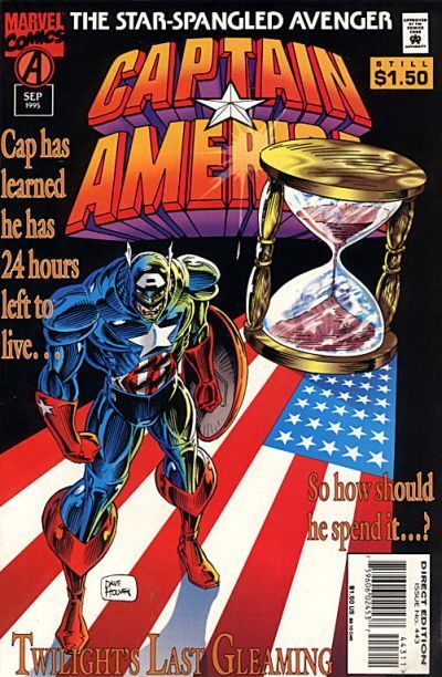 Captain America, Vol. 1 Twilight's Last Gleaming |  Issue#443A | Year:1995 | Series: Captain America | Pub: Marvel Comics |