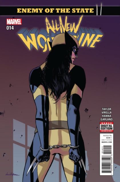 All-New Wolverine Enemy Of The State II, Part Two |  Issue#14A | Year:2016 | Series:  | Pub: Marvel Comics | Regular David Lopez Cover