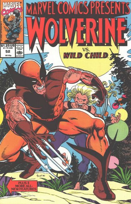Marvel Comics Presents, Vol. 1 The Wilding / A Family Affair, Part 2: the First Cut Is the Deepest / Part 3: Reunion / Last Resort / Kids Will Be Kids |  Issue#52A | Year:1990 | Series:  | Pub: Marvel Comics