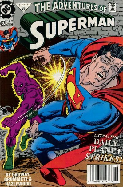 The Adventures of Superman The Planet Strikes |  Issue#482B | Year:1991 | Series: Superman |