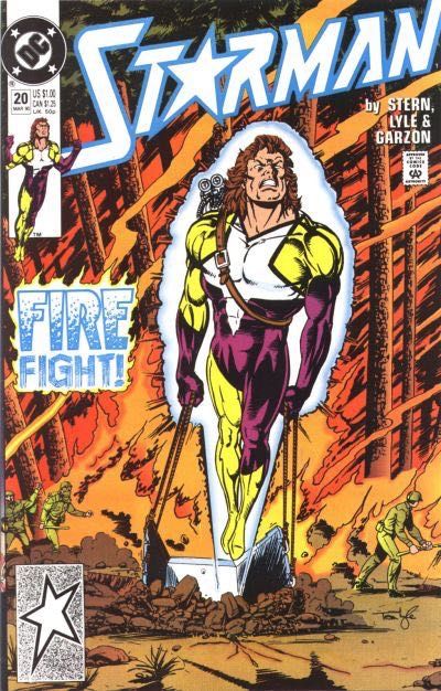 Starman, Vol. 1 Fire Fight |  Issue#20A | Year:1990 | Series: Starman | Pub: DC Comics |