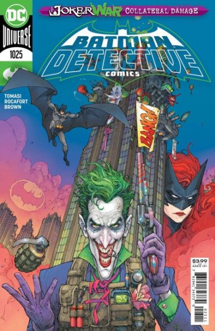 Detective Comics, Vol. 3 Joker War - Attack On Wayne Enterprises! |  Issue#1025A | Year:2020 | Series: Batman | Regular Kenneth Rocafort Cover