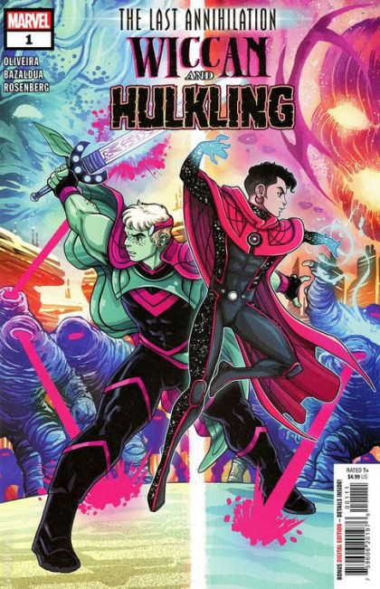 The Last Annihilation: Wiccan and Hulking Entangled |  Issue#1A | Year:2021 | Series:  | Pub: Marvel Comics | Regular Luciano Vecchio Cover