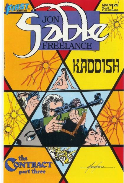 Jon Sable, Freelance The Contract part 3: Kaddish |  Issue#24 | Year:1985 | Series: Jon Sable | Pub: First Comics