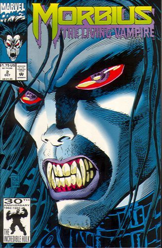 Morbius: The Living Vampire, Vol. 1 Welcome To The Jungle |  Issue#2A | Year:1992 | Series: Midnight Sons |
