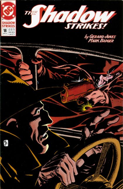The Shadow Strikes Death Sits Down |  Issue#18 | Year:1991 | Series: The Shadow |