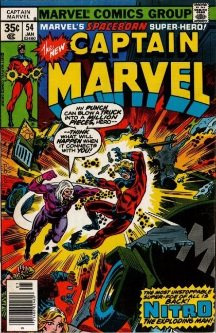 Captain Marvel, Vol. 1 The Big Bang Theory |  Issue#54A | Year:1978 | Series:  | Pub: Marvel Comics