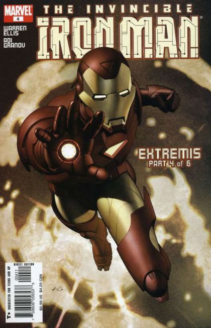 Iron Man, Vol. 4 The Extremis, Part Four |  Issue#4A | Year:2005 | Series: Iron Man | Pub: Marvel Comics | Direct Edition