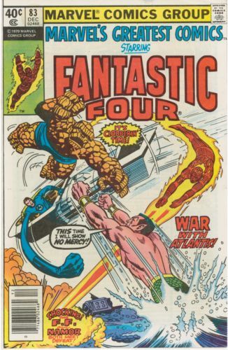 Marvel's Greatest Comics At War With Atlantis |  Issue#83 | Year:1979 | Series:  | Pub: Marvel Comics